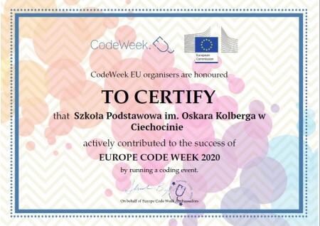 Europejski Tydzień Kodowania - EU Code Week 2020